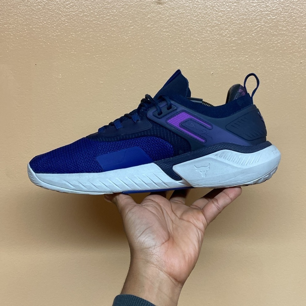 Under Armour Project Rock Disrupt “Bauhaus Blue” Size 12 - Picture 5 of 16